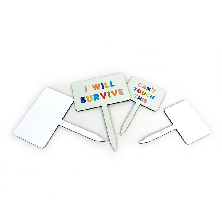 Blank MDF sublimation door hanger plaque dye sublimation blanks sign