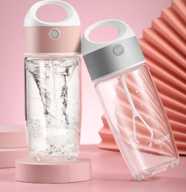 2022 Manufacturers wholesale creative coffee protein powder stirring glass portable wireless electric shake cup