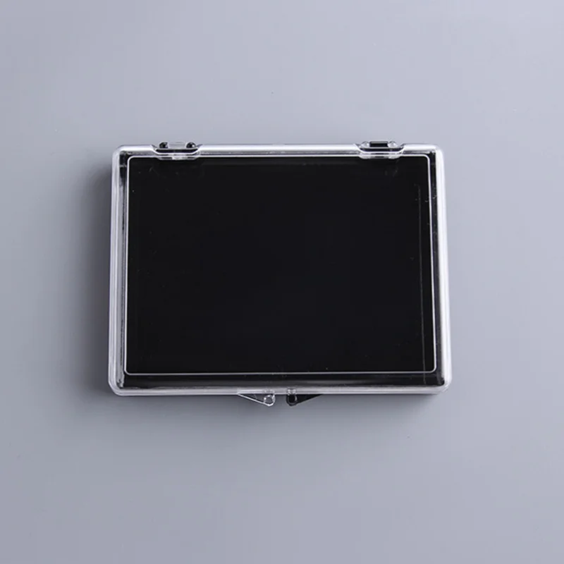 Plastic lapel pin badge holder