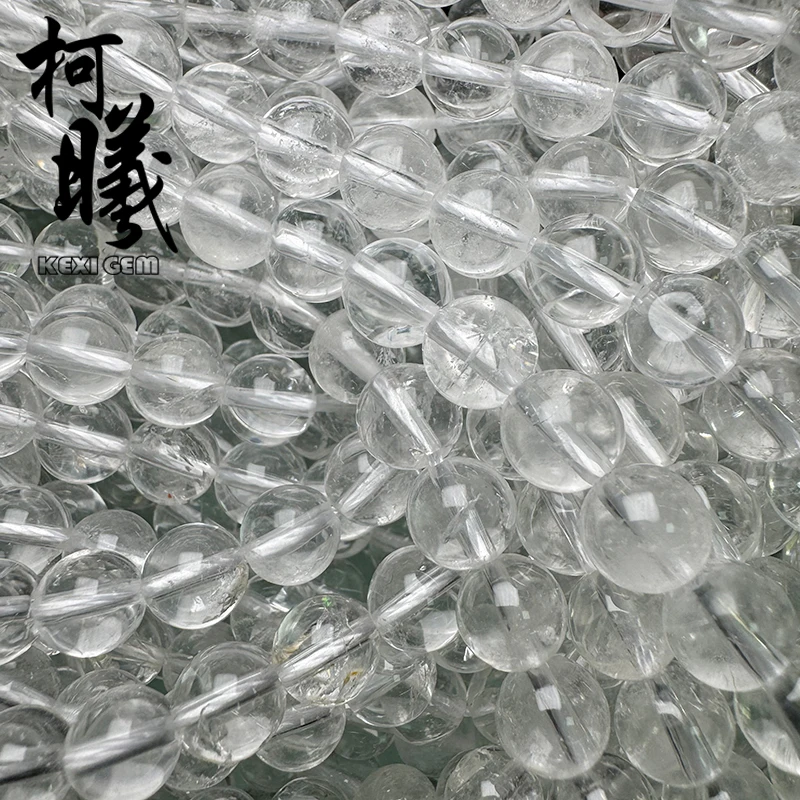 Wholesale Natural Clear Quartz Beads 4mm 6mm 8mm 10mm 12mm Loose Clear Crystal Beads For Diy Jewelry Making Birthstone Necklace