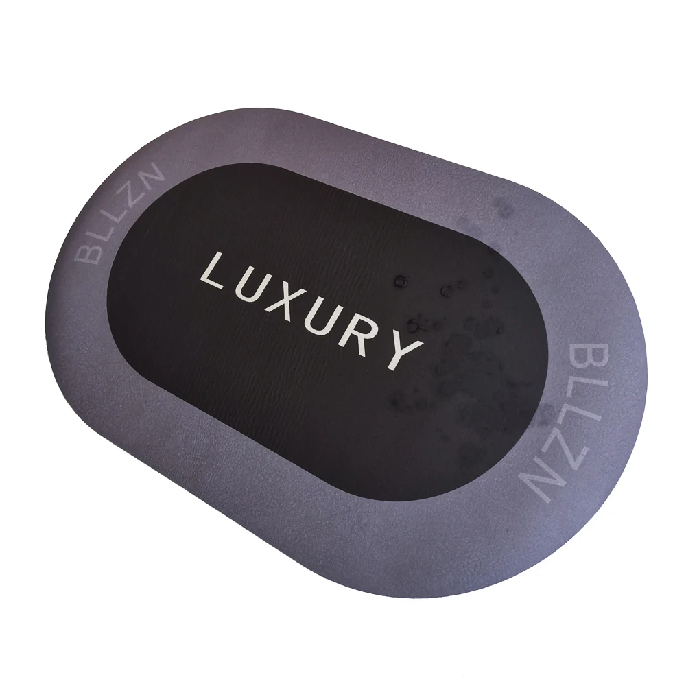 Super Absorbent Bath Mat Quick Drying Bathroom Rug Non-slip Entrance Doormat Nappa Skin Floor Mats Toilet Carpet Home Decor