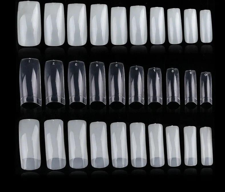 2019 Newest Design 100pcs  Nail Art Half False Tips