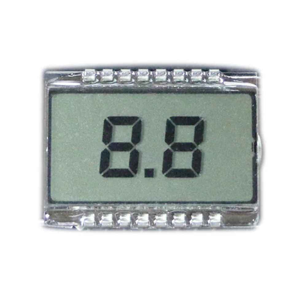 Small size segment tn stn mono single digit lcd display