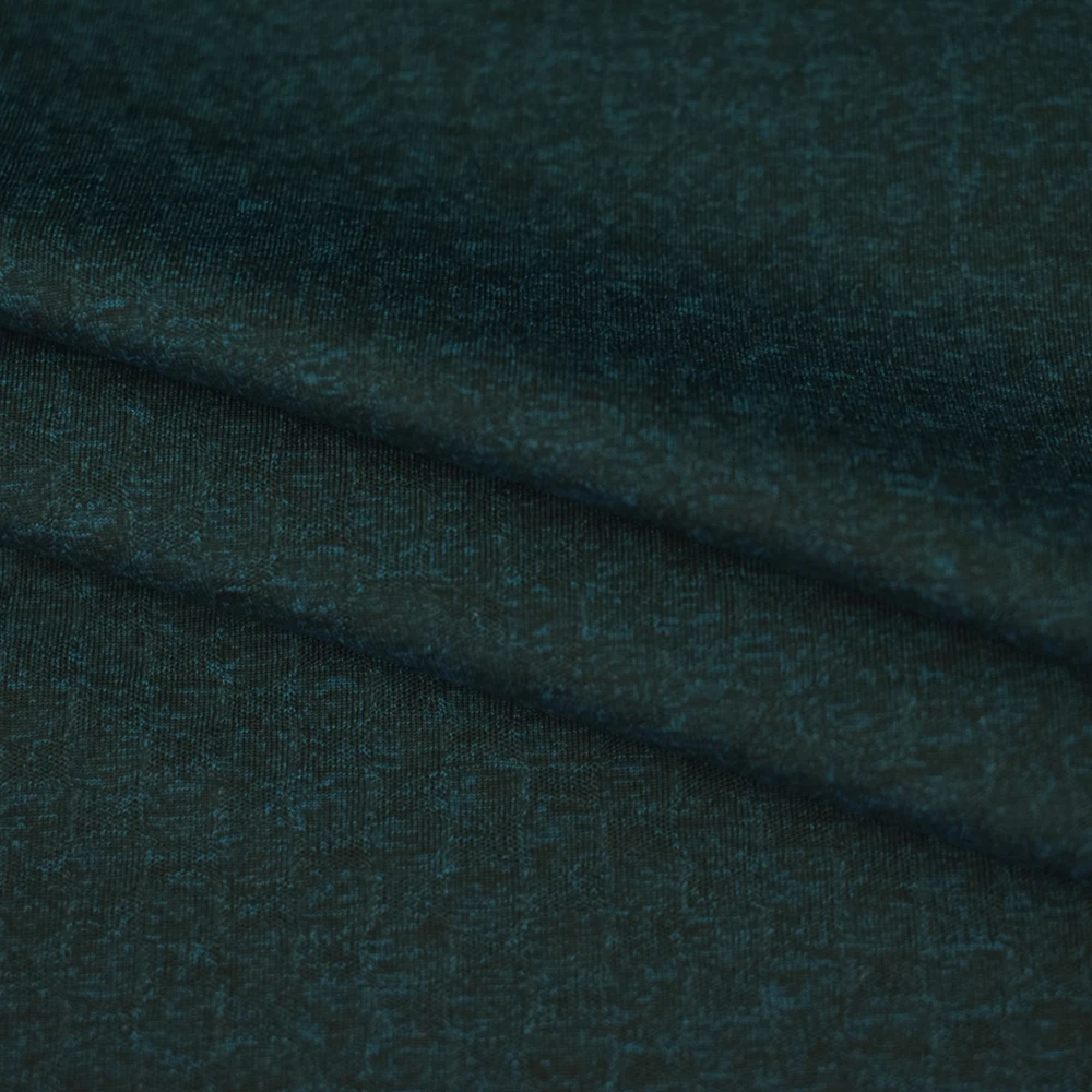 New fashion single check jacquard nylon polyester knitted spandex fabric for T-shirt 170gsm