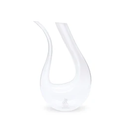 1400ml U Shape Champagne Wine Glasses Decanter Amazon Top Seller Lead Free Wholesale Clear Crystal Wine Decanter with Laser Logo