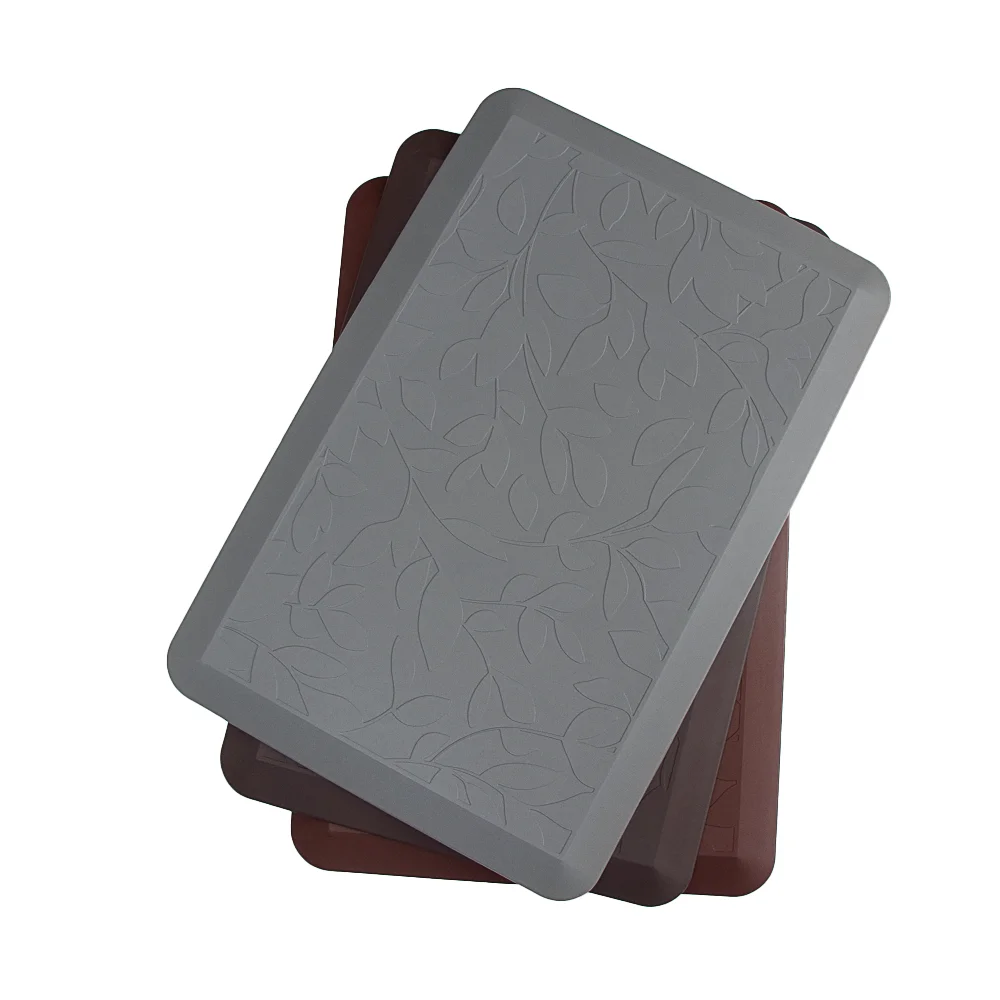 Wholesale 20 x 30 inch Modern Anti-Fatigue Floor Mat Washable Rubber PU Material for Standing Desks