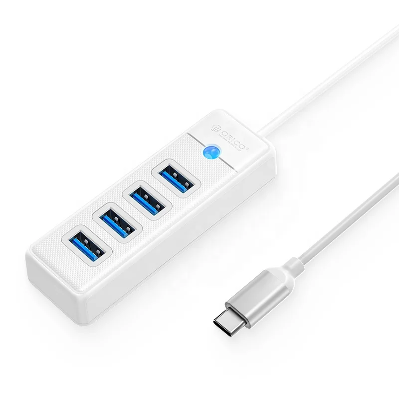 ORICO 4-Port Type C USB 3.0 Hub,5Gbps high speed USB Splitter for Laptop,PC,MacBook,Mac Pro,Mac Mini,Portable USB C 3.0 HUB