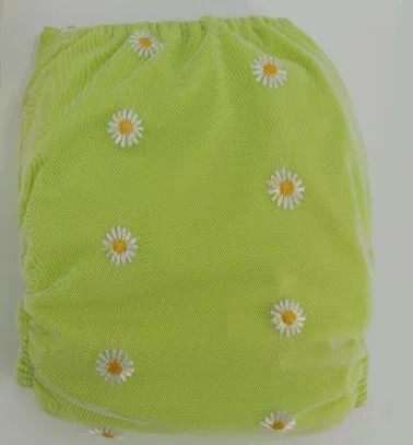 Ananbaby Colorful Daisy Lace Cloth Diaper Wholesales Cheapest Custom Baby Nappies