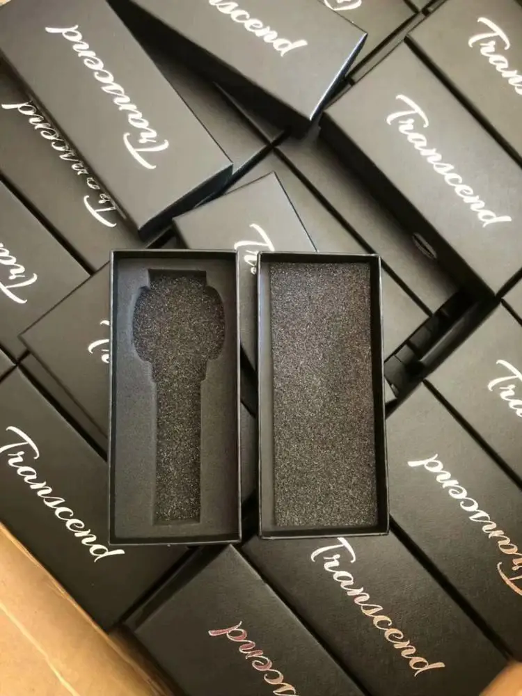Customized LOGO paper kraft board watch box watch gift box black