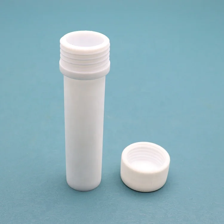Customized 5ml to 100ml High Temperature Resistance PTFE Anti Corrosion Sample Digestion Tube