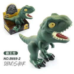 Soft Rubber Dinosaur Models Movable Head Dinosaur Toy High Quality Dinosaur Toys
