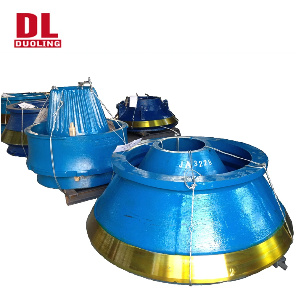 Mining Machinery Casting Carbon Steel Cone Crusher Mantle and Bowl Liner