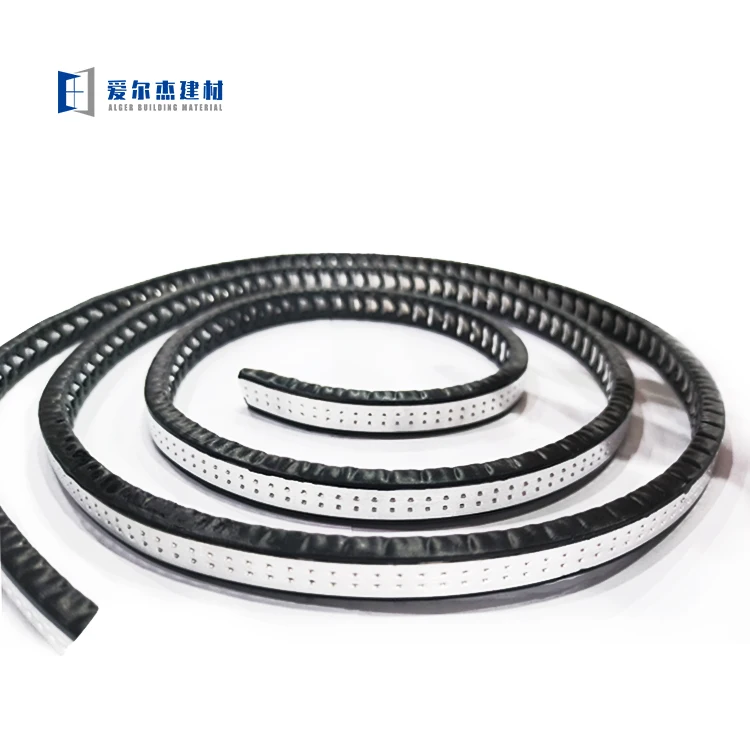 insulating glass double butyl spacer 7 mm  sealing  black  grey  White  Golden  system materials  Low Price Hot