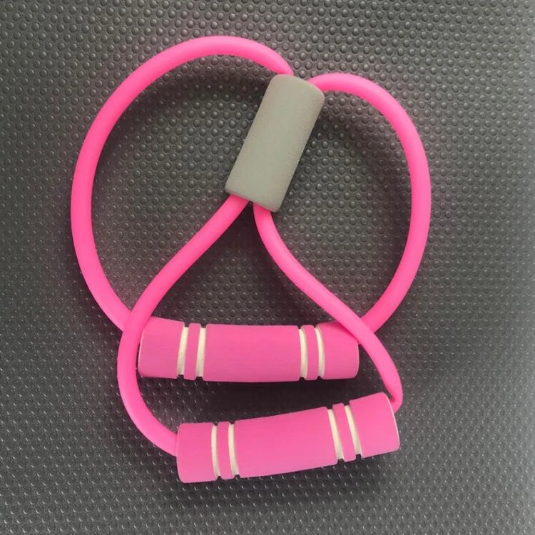 Natural Latex Yoga Elastic Bands Hot Sale Yoga Resistance Band 8-shaped Body Building Yoga Pull Rope