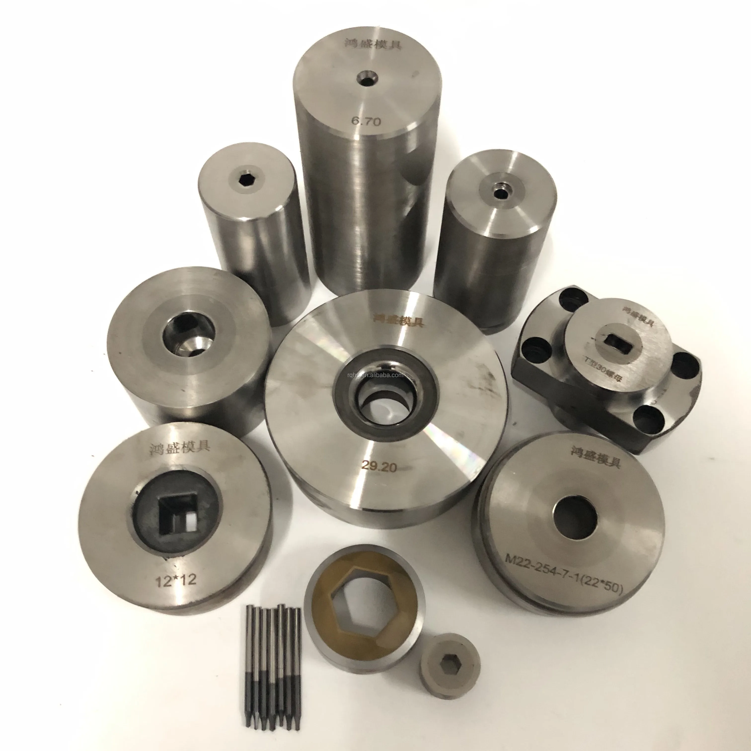 All kinds of wear-resistant tungsten carbide wire drawing tools tungsten carbide cold heading mould cemented carbide mould