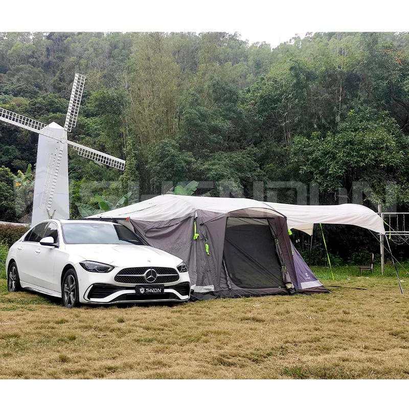 Outdoor Camping Tent Rv Inflatable Waterproof Field Camping Awning Room Caravan Air Tent Awnings Roof Top Inflatable Tent