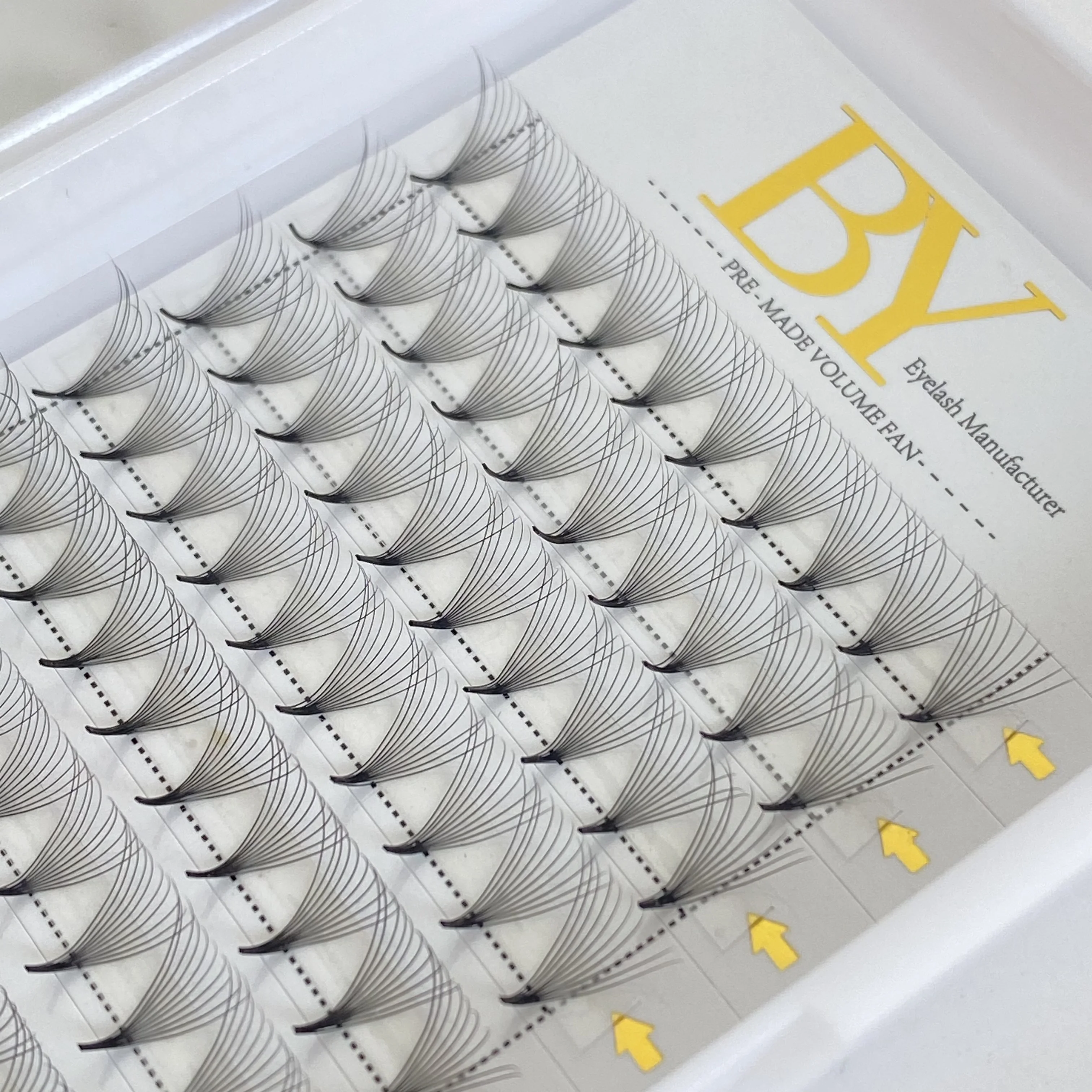 pre made fans eyelashes extensions lash trays wholesale 0.03 0.05 0.07 0.10 cc 8mm-18mm lash extensions pre-made