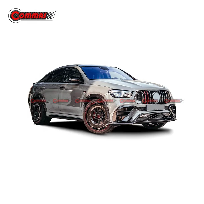 Tuning Parts Brabus800 Style Front Lip Grill Rear Spoiler Carbon Fiber Body Kits For Mercedes Bens GLE Coupe C167 Bodykit