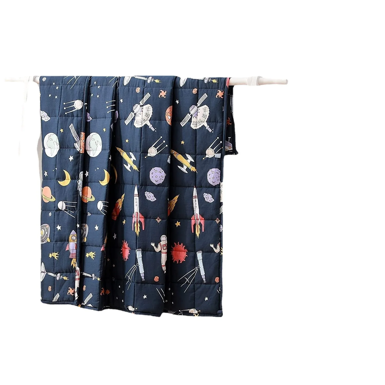 Custom Autism Anxiety printed glass beads Weighted Blanket For Adults and Kids Children