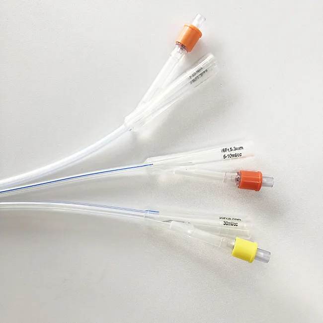 comfortable silicone foley catheter for long time use