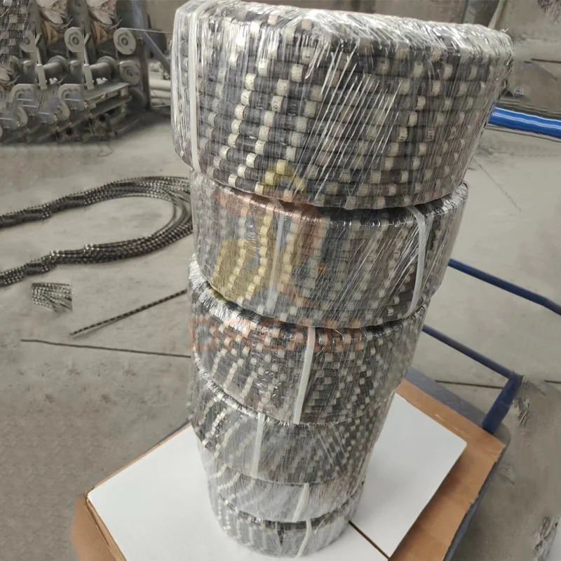 Diamond wire saw rock cutting wire saw machine pulley