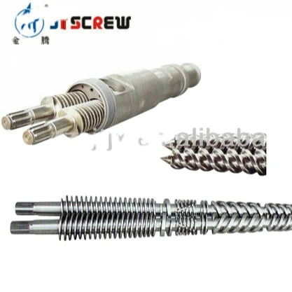 
Conical twin screw barrel conical twin screw cylinder for Plastic Extrusion PIPE / SHEET / PROFILE 