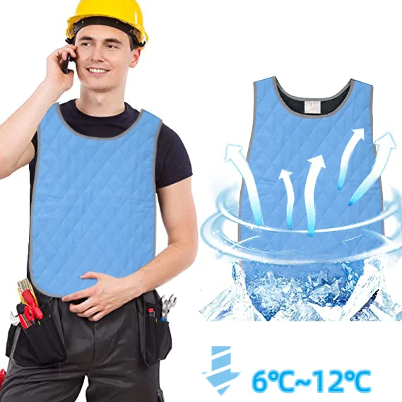 High-Strength holding cool temperature Elastic Waist Reflective Water Cooling Vest Summer for NEOM mirror line build