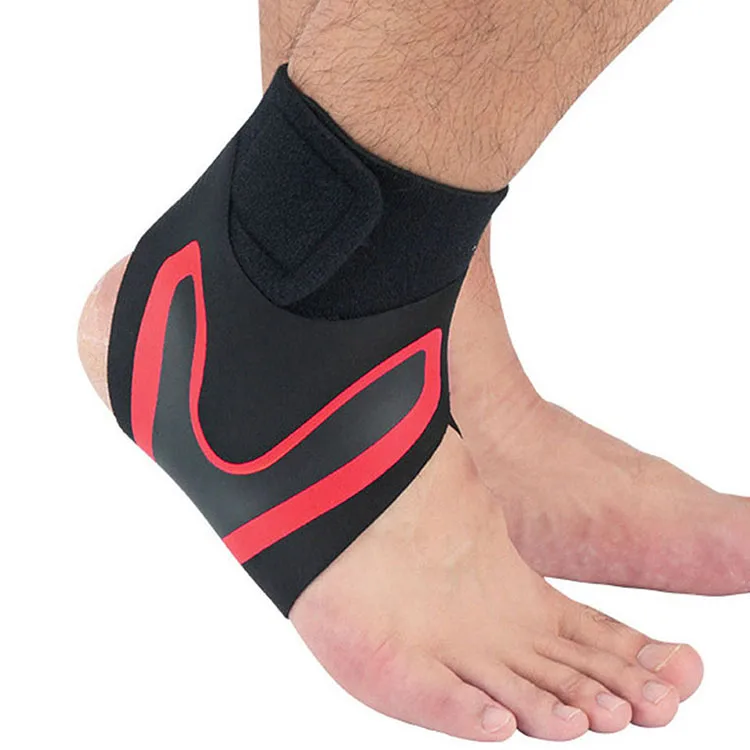 1PC Pressurized Bandage Ankle Support Ankle Brace Protector Foot Strap Elastic Belt Fitness Sports Gym Badminton Accessory