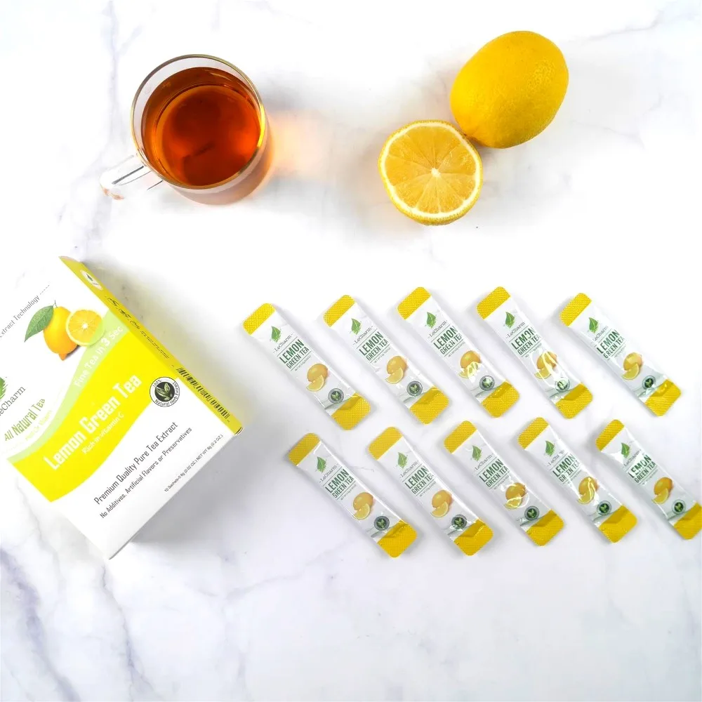 Высококачественный фруктовый чай, лимонный ледяной зеленый чай для рынка ЕС/США-100% натуральный чай с кристаллами