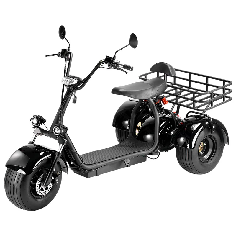 2021 EEC COC Factory OEM Fat Tire Motorcycles 2000W 60V Powerful power Three Wheel Electric Scooter Citycoco Golf