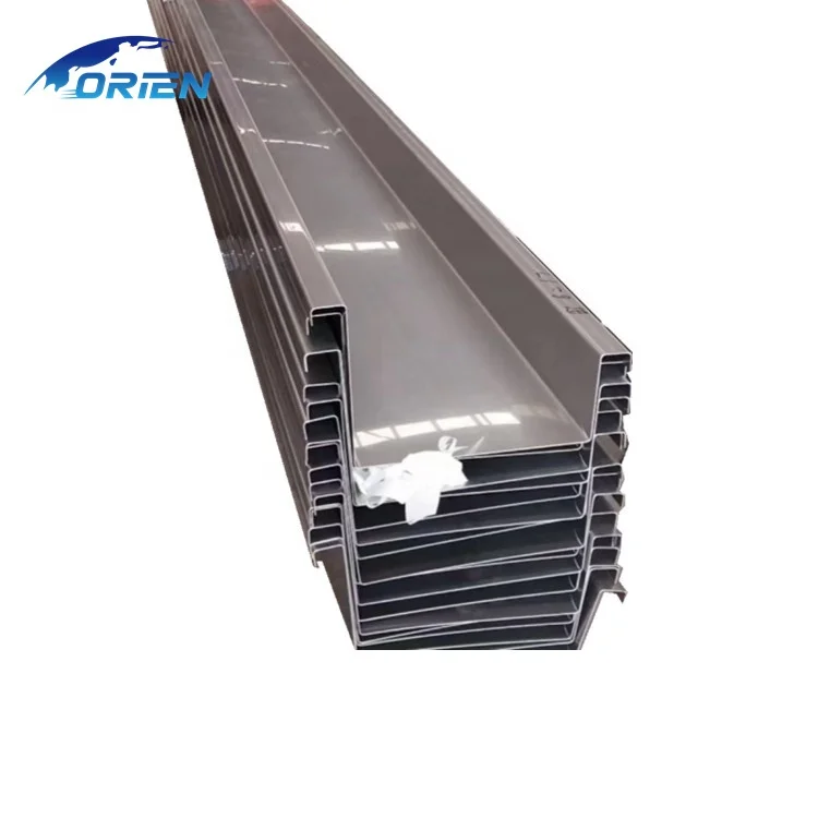 Листовая свая из углеродистой стали Sy295 Q195 Q235 Q235B листовая сталь Pu28-1 Стальные