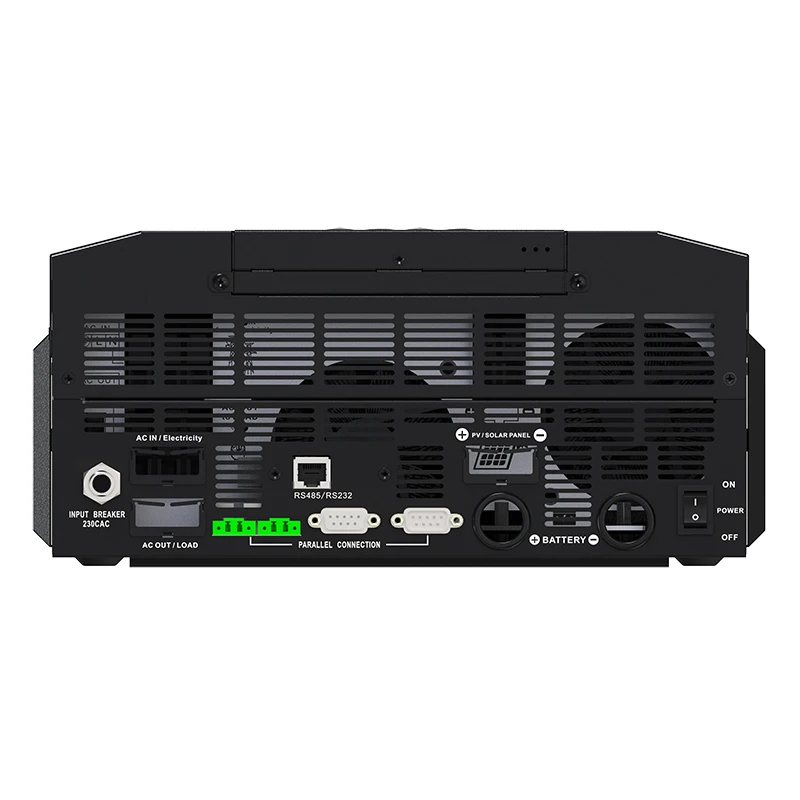 5500W 230VAC Off Grid Pure Sine Wave Power Inverter with 110A 48VDC MPPT Solar Charge Controller Remote LCD Display