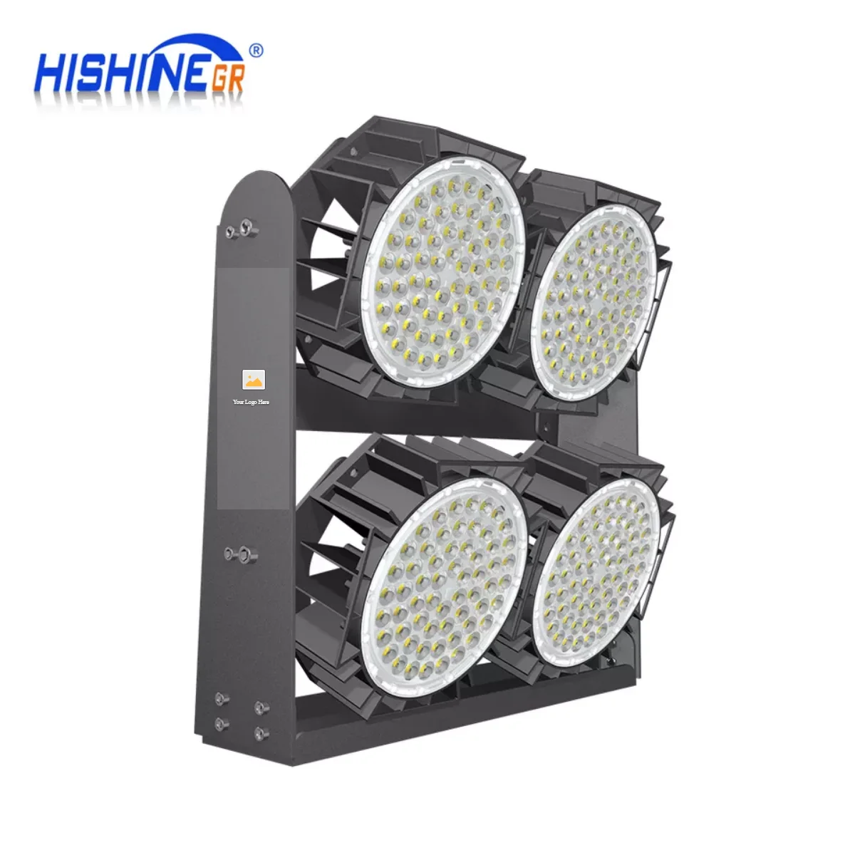 Hishine Ip67 Waterproof Outdoor Led Flood Light With Smart Control System For Airport Stadium Football Field