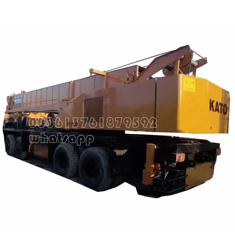 second hand 50T KATO NK500 mobile Truck crane NK500E used 50ton cranes for sale in japan