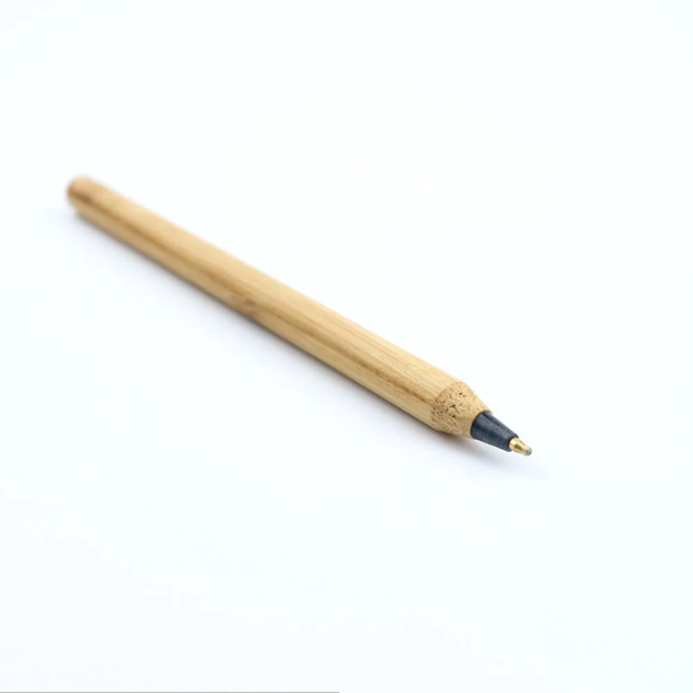 Wanuo Craft Customized Logo Best Selling Bamboo Wood Stationery School Office Ball Point Pen