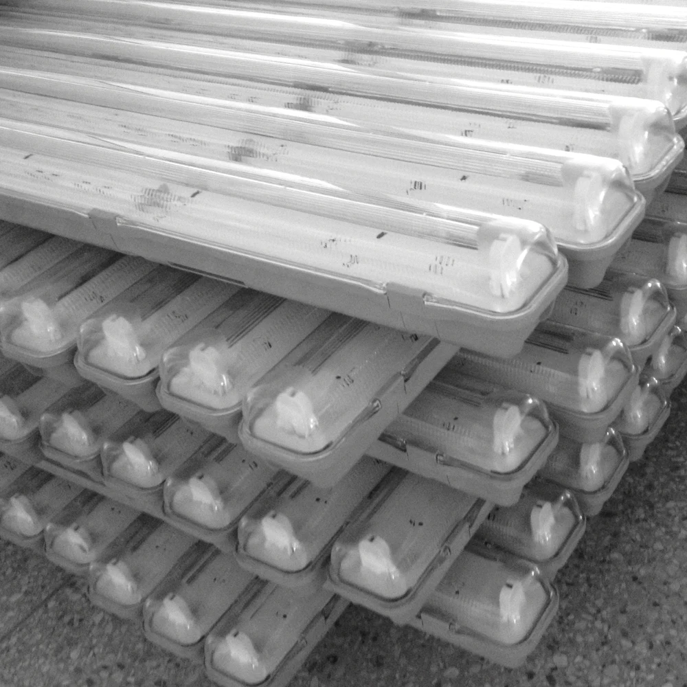 Waterproof Led Tube Linear Fixture Ip65 Tri-Proof Light 36W Without Tube