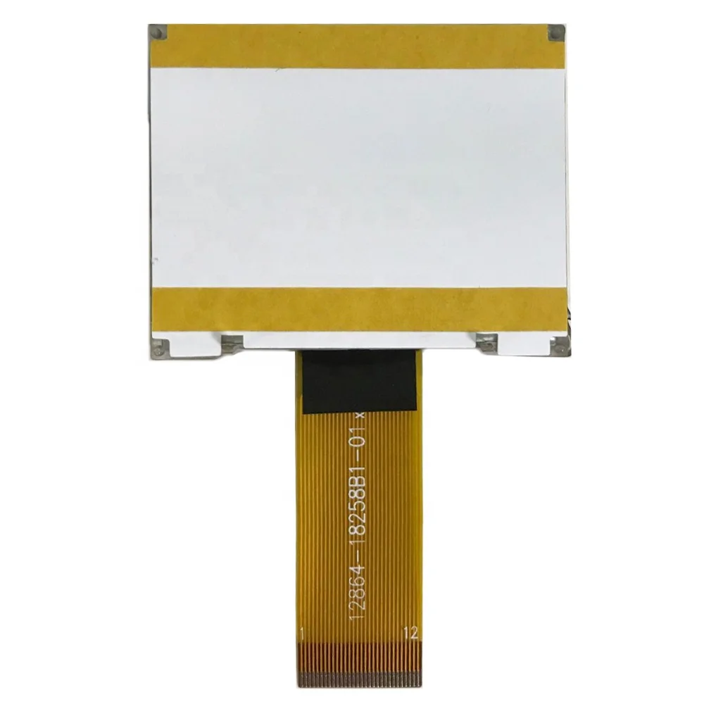 Custom Small Size 128x64 Graphic LCD Display Module Monochrome LCD With White Backlight Graphic LCD Module