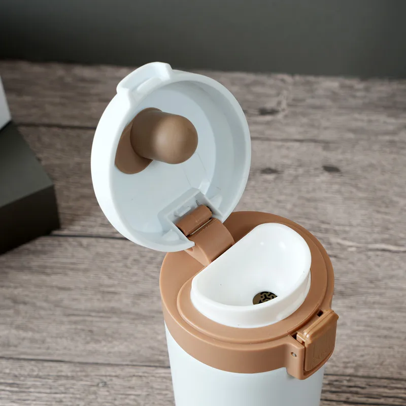 2022 New item glass coffee mug insulated coffee travel mug double wall coffee cup stainless steel with lid