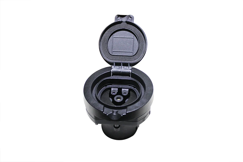 T2S type 2 socket wit protect shutter IEC 62196-2 socket EVSE Side TUV CE certificate