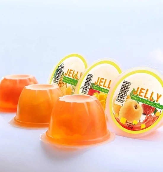 Fresh Taste Natural Product oem brand heavy syrup mix fruit cocktail dice gel jelly in cups