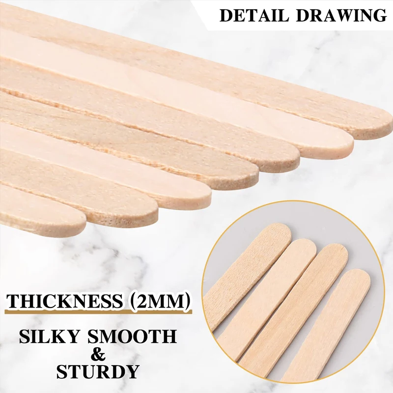Factory Price Biodegradable Disposable Bulks 1000Pcs Packing 5.5-Inch Birch Wood Coffee Stirrer