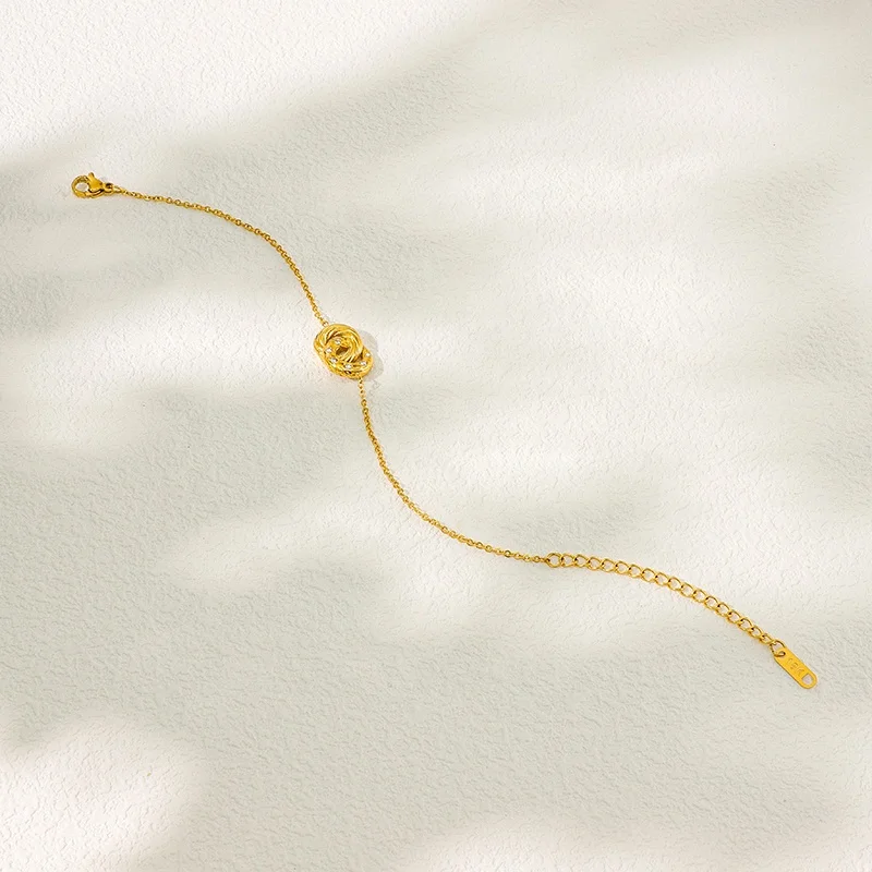 MICCI 2024 Anti Tarnish  18K Gold Plated Stainless Steel Trending Designer Italian Charm Fashion Jewelry Bracelets