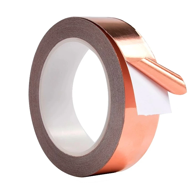 Copper Foil Tape with Conductive Shielding Tape Stain Glass 10M 20M 25M Home Appliance DIY Copper Tape