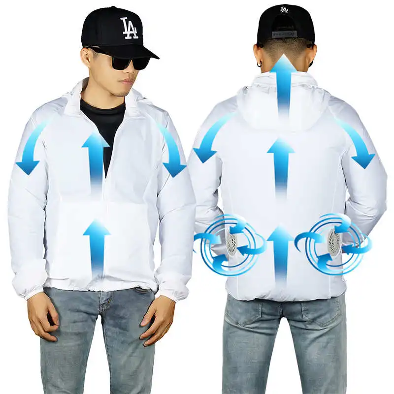 New Design Battery Air Conditioned Summer 2021 Fan Cooling Jacket Outdoor (1600329324203)