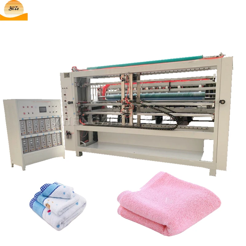 Ultrasonic fabric rolls woven towel cutting machine ultrasonic water glue fabric laminating machine for eva insole