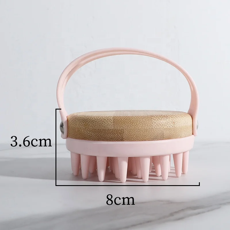 Soft silicone hair care brush and head relaxation brush and scalp massager shampoo brush