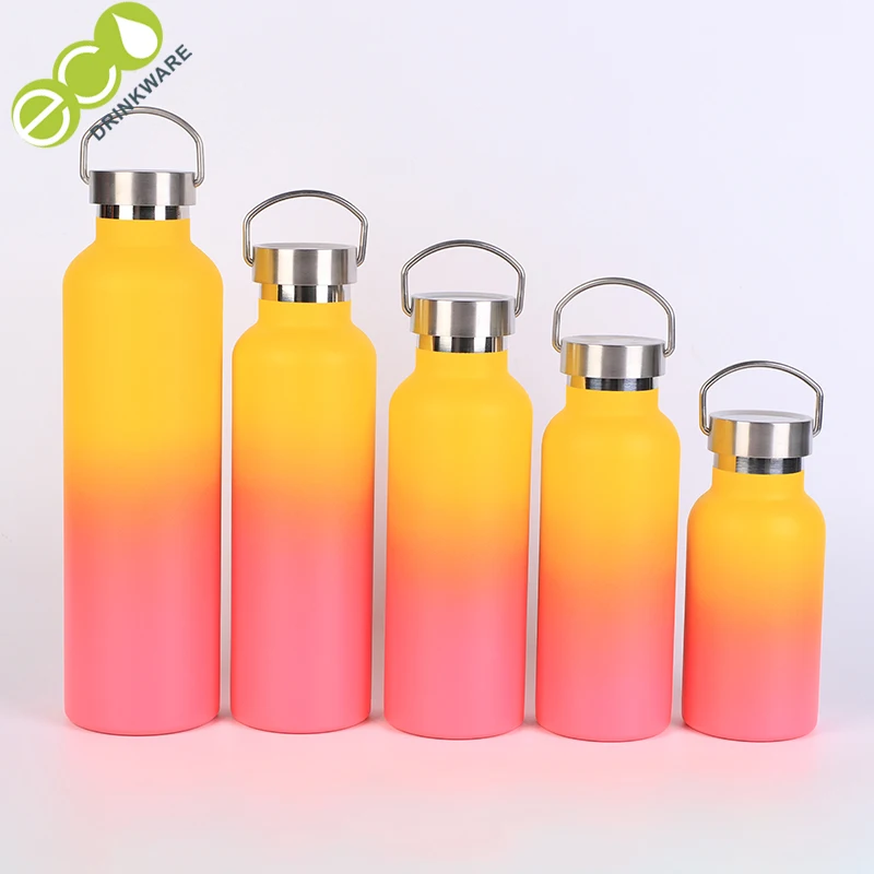 GV013 2OZ 18OZ 25OZ 32OZ Gym Wholesale Sport Double Wall Vacuum Flask Insulated Stainless Steel Drink Water Bottle With Printed