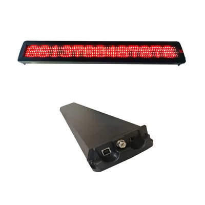 Hd P7.62 7*80 Two Color Highlight Led Programmable Scrolling Message Display Board With Remote Control and Password Protection