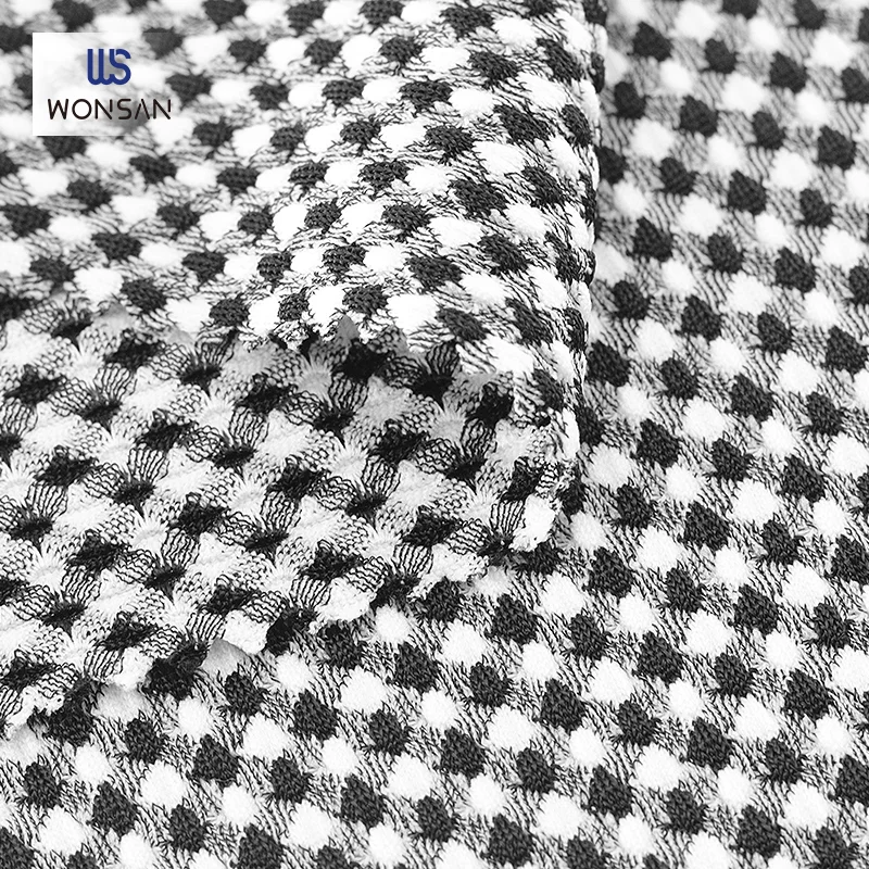 Customizable Nylon Polyester Spandex Garment Dresses Cloths Single Dyed Warp Knitted Fabric En Tissu Kain Skirt CN