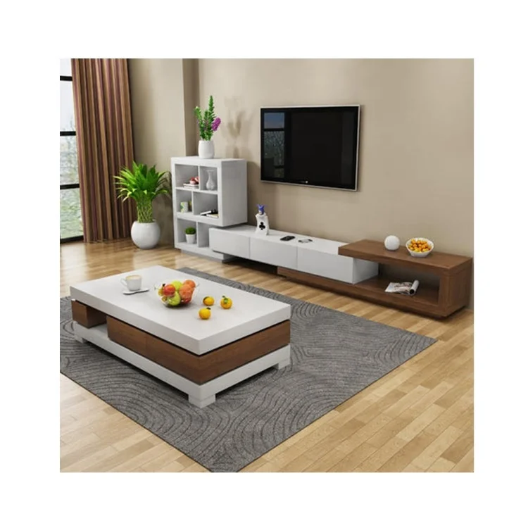 cheap tv stand modern  mdf modern style tv stand coffee center table living room furniture